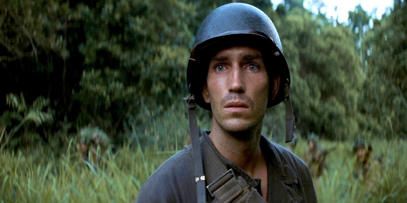 Jim Caviezel as Pvt. Witt in The Thin Red Line (1998)