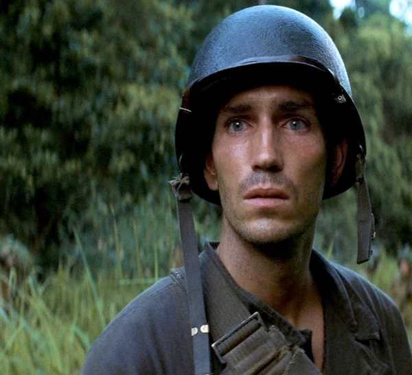Jim Caviezel as Pvt. Witt in The Thin Red Line (1998)