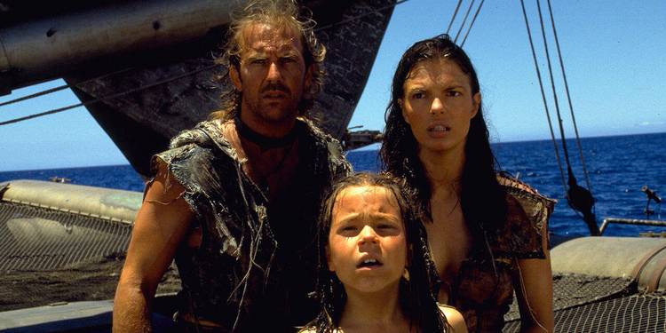 Waterworld Kevin Costner Tina Majorino Jeanne Tripplehorn