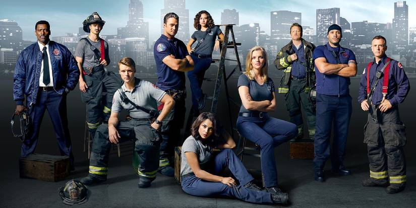 Cast photo for Season 4 of Chicago Fire