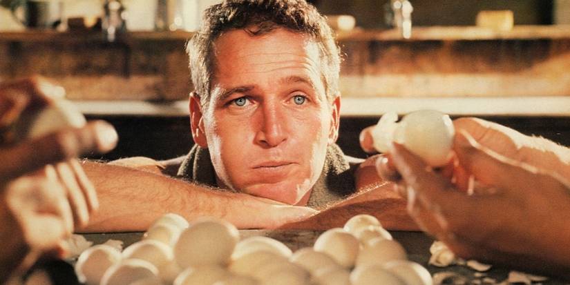 Paul Newman in Cool Hand Luke close-up shot