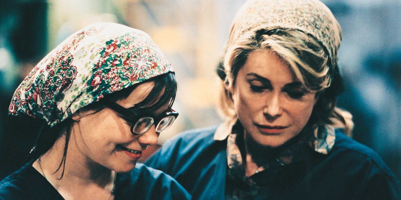 Björk and Catherine Deneuve playing factory workers in Dancer in the Dark (2000), directed by Lars von Trier