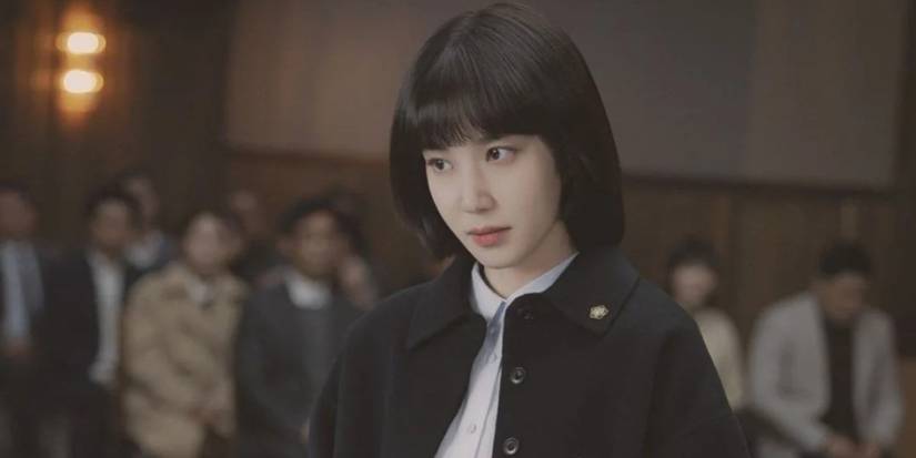 Park Eun-bin as Woo Young-woo in Extraordinary Attorney Woo. 