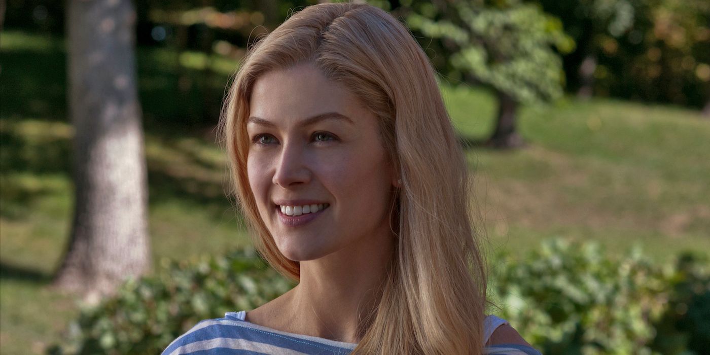 Rosamund Pike as Amy Dunne in Gone Girl