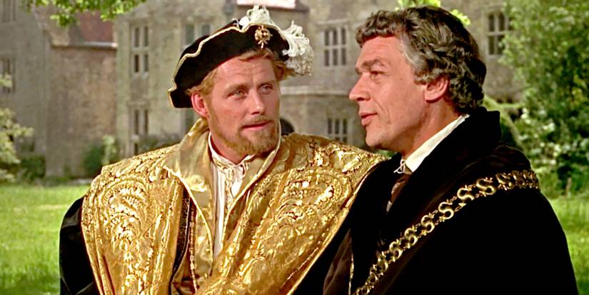 Robert Shaw as Henry VIII and Paul Scofield as Thomas More in ‘A Man-for-All-Seasons’ (1966)