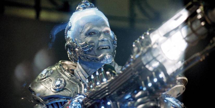 Arnold Schwarzenegger as Mr. Freeze in Batman and Robin.