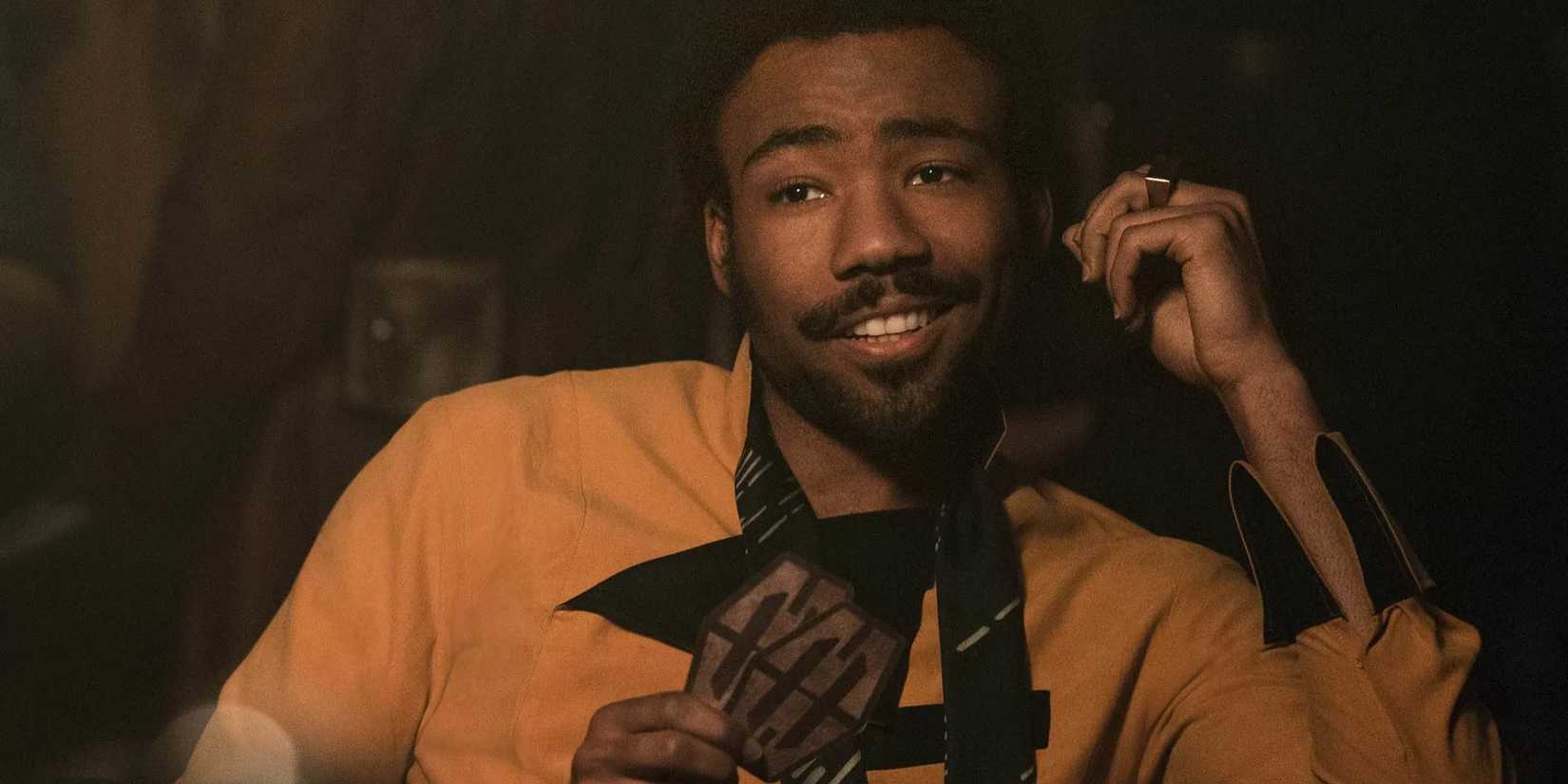 Donald Glover as Lando Calrissian in Solo: A Star Wars Story.