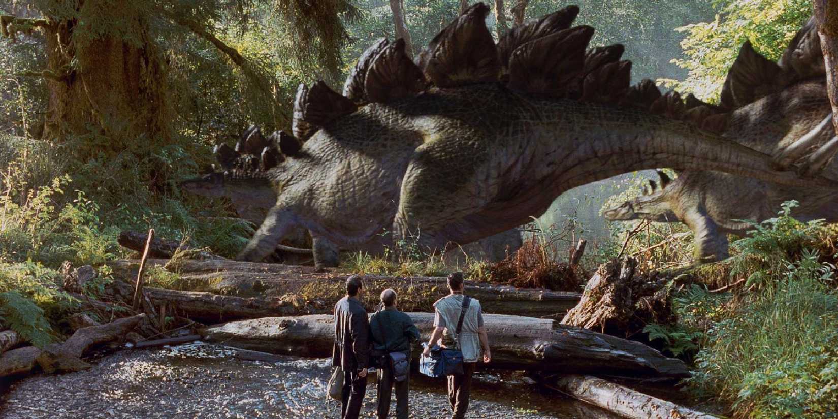 The cast of Jurassic Park