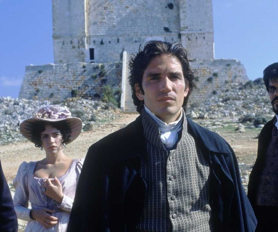 Henry Cavill, Dagamara Domincyzk, Jim Caviezel, and Luis Guzmán in The Count of Monte Cristo