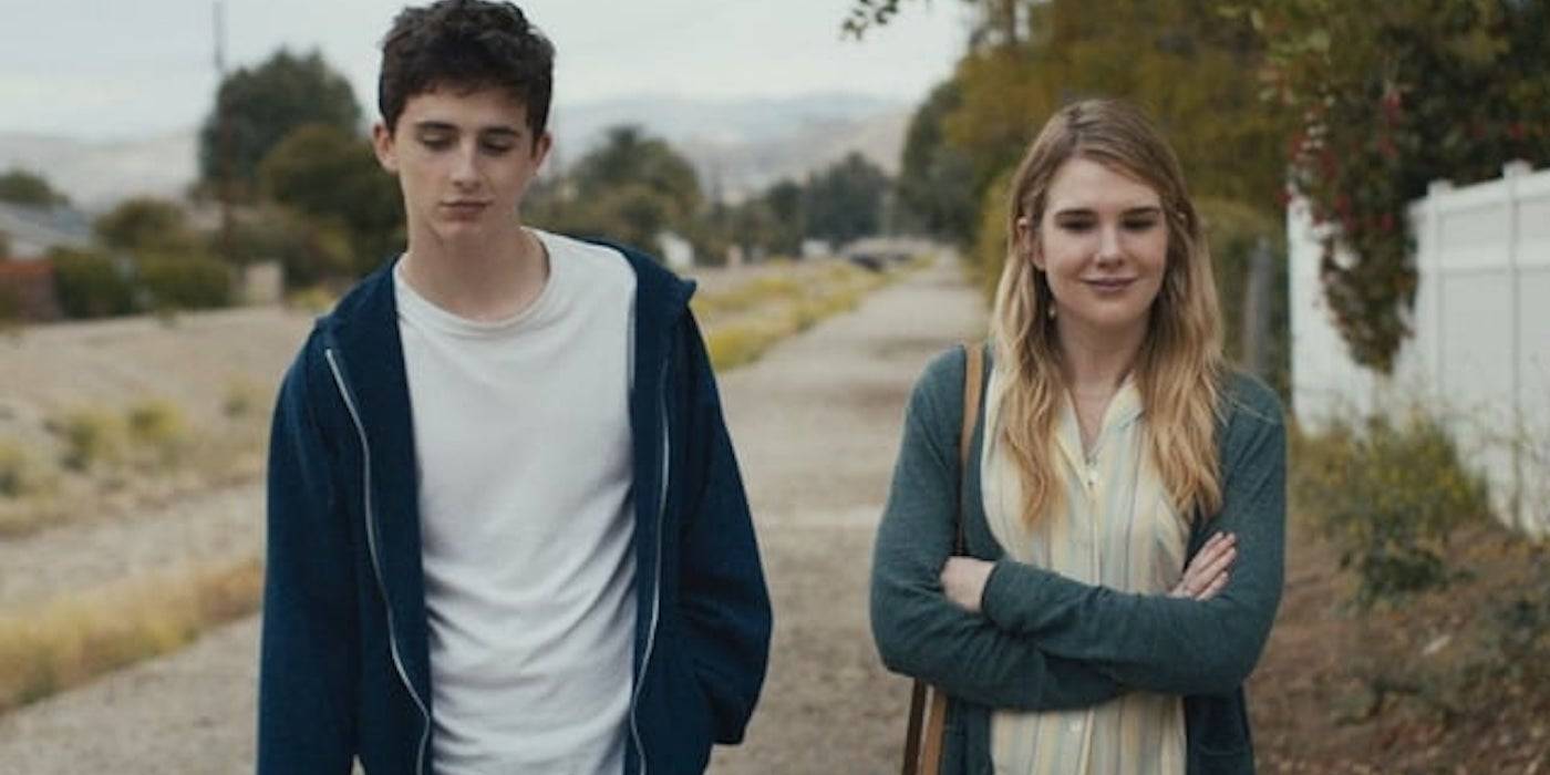 Lily Rabe Timothee Timothée Chalamet Made His Film Debut in This Strange Adam Sandler Dramedy