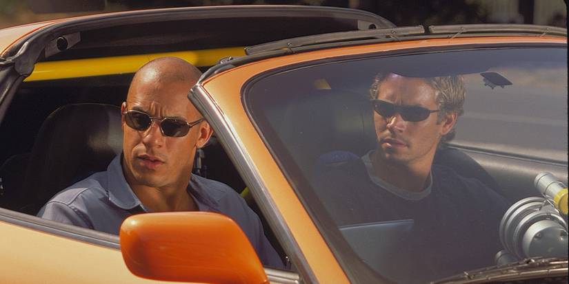 Vin Diesel and Paul Walker in The Fast and the Furious