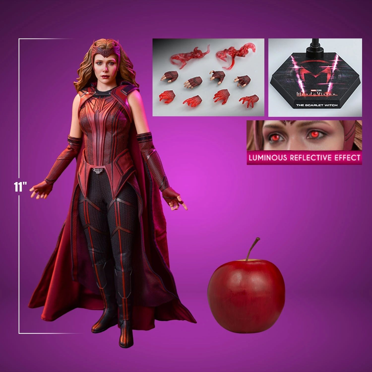 WandaVision': Scarlet Witch Channels Chaos Magic in Hot Toys Figure