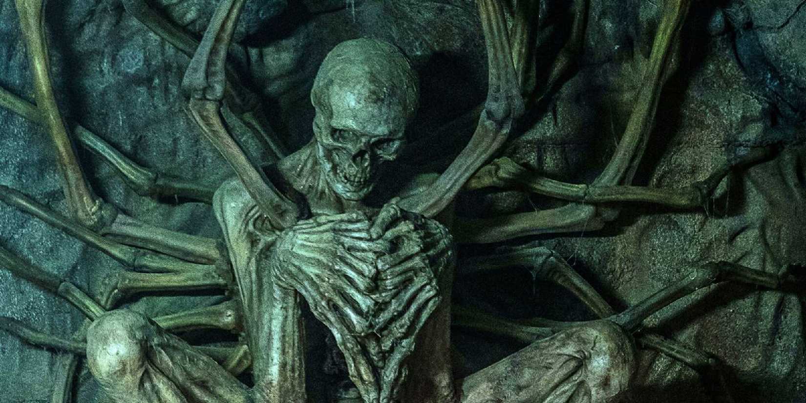 An eerie skeleton in The Empty Man