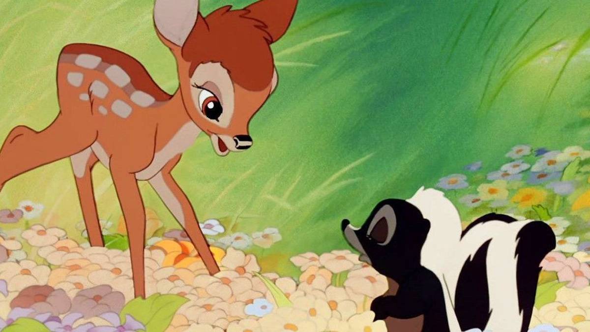 Bambi and Flower in Bambi