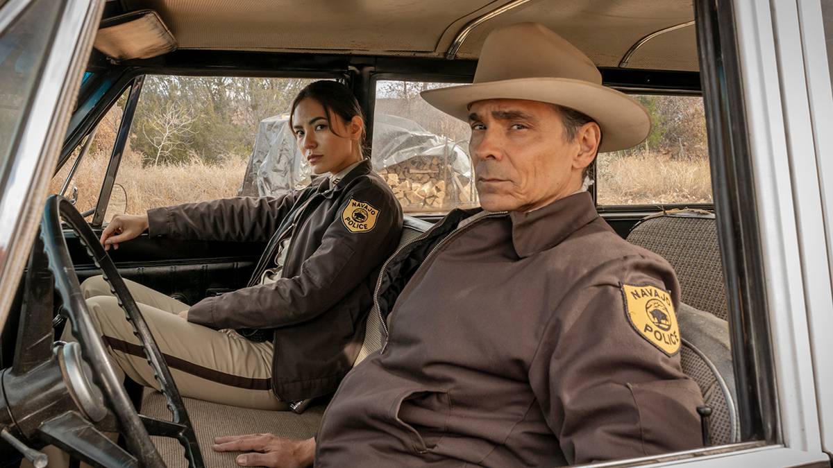 Zach McLarnon and Jessica Matten are Navajo Nation Police who hunt a killer in 'Dark Winds'