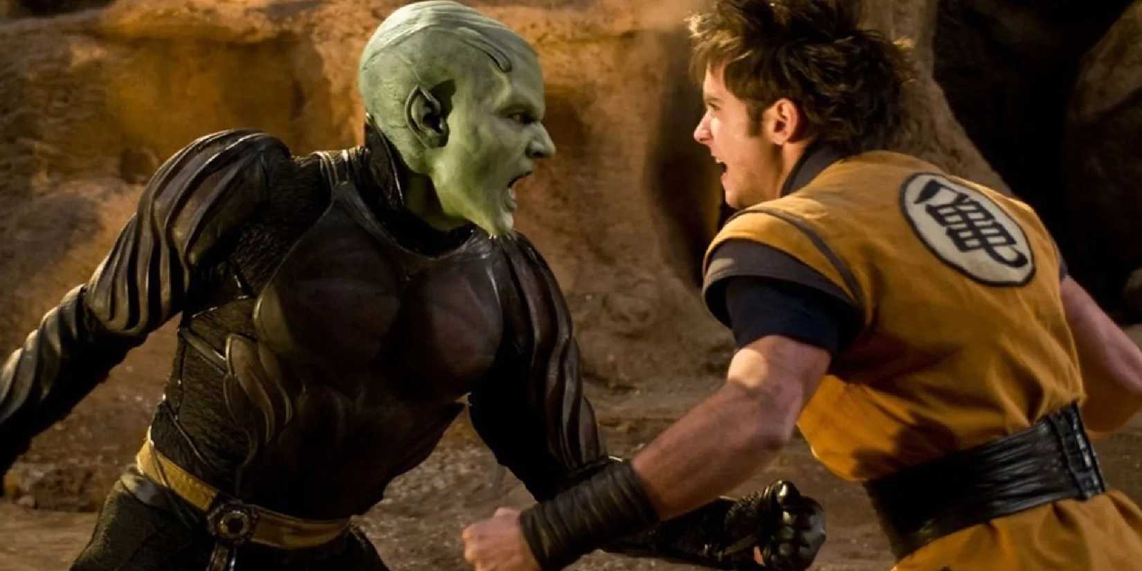 Goku fighting Piccolo in Dragonball Evolution - 2009.