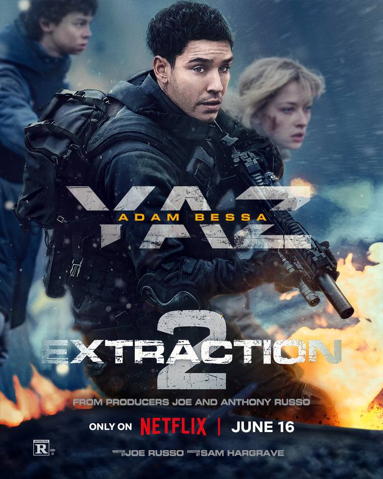 Extraction Offical Poster 'Extraction 2' Posters: Chris Hemsworth Takes His Fight to the Skies