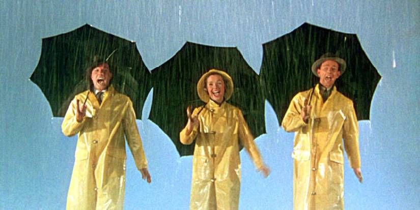 Don Lockwood, Lina Lamont, and Cosmo Brown