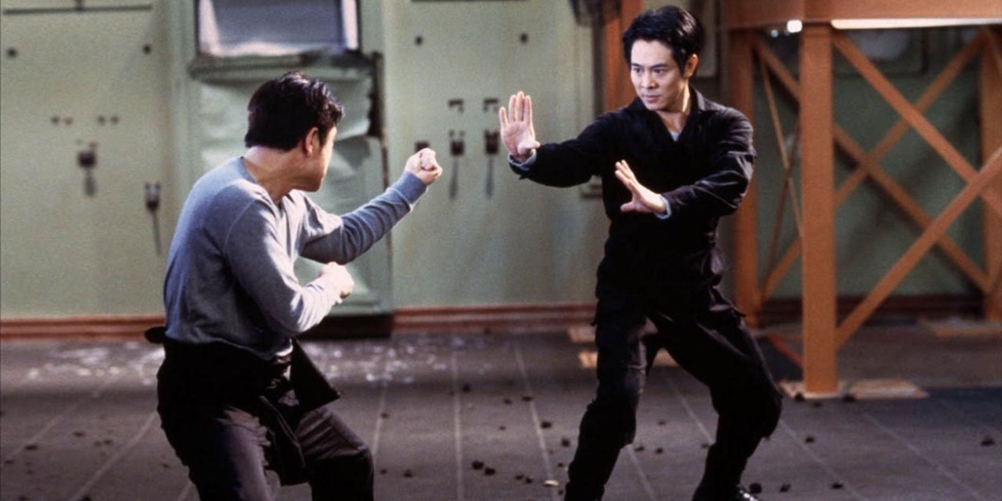 Jet Li Fighting Jet Li, Donnie Yen Fight Scenes Homage To Bruce Lee,