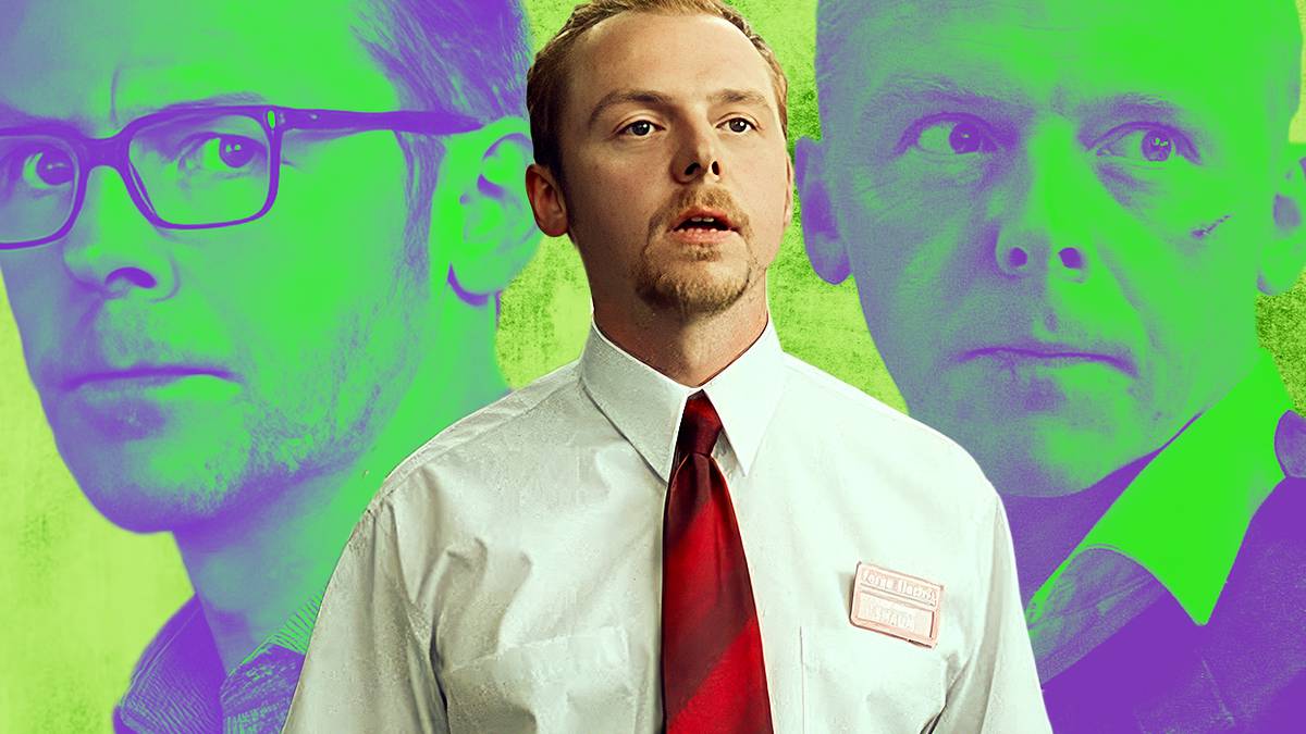 From L to R: Simon Pegg as Benji Dunn in the Mission: Impossible Series, Shaun in Shaun of the Dead, and Nicholas Angel in Hot Fuzz