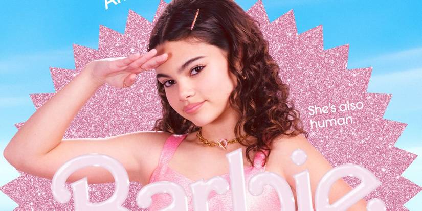 Ariana Greenblatt as Sasha in a poster for Barbie