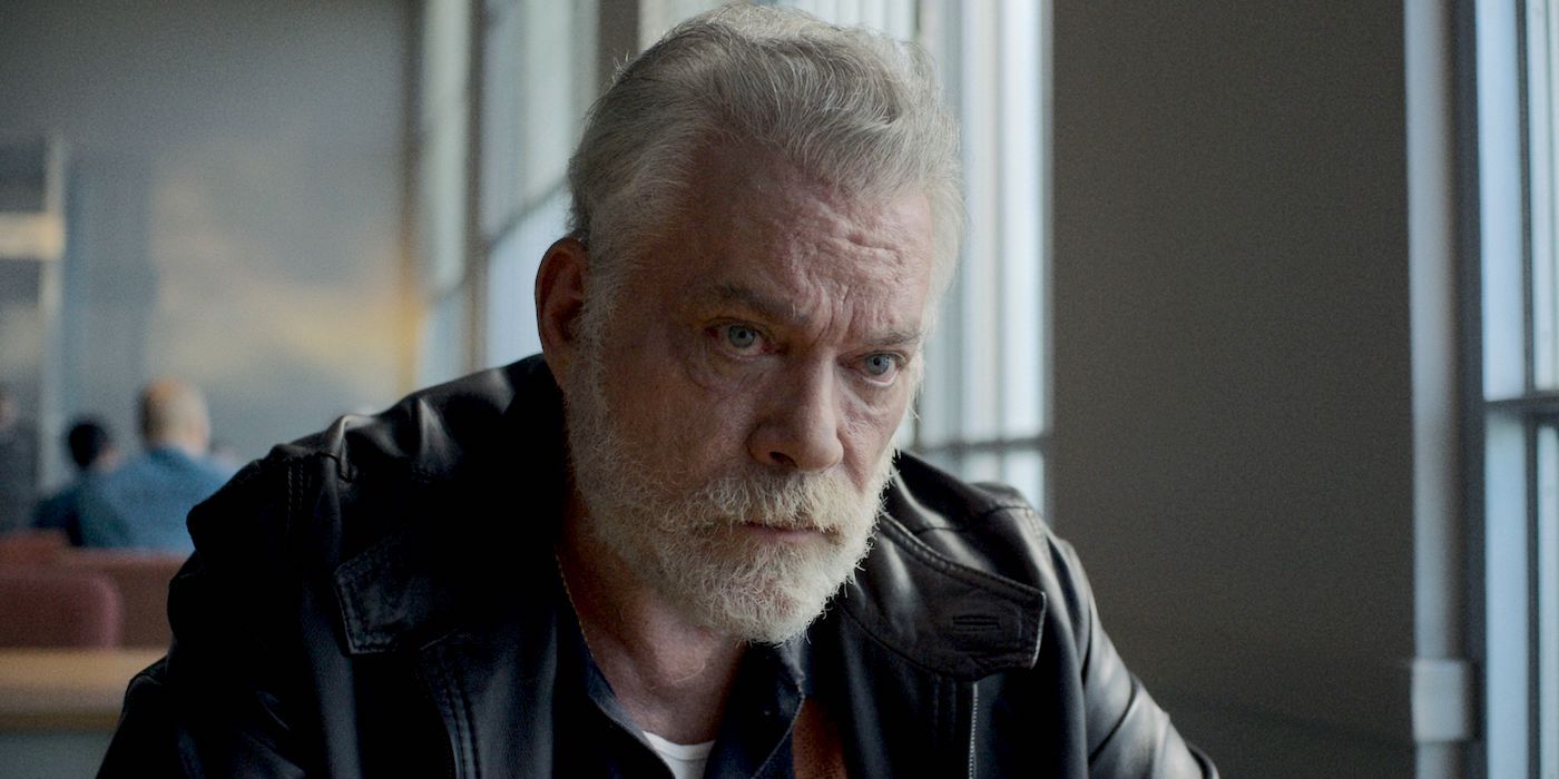 Ray Liotta's Big Jim with a menacing glare in Black Bird
