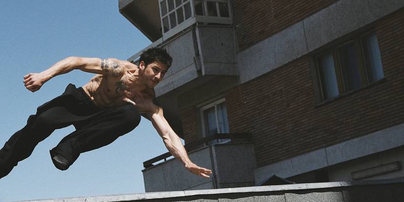Leïto, played by David Belle in the movie District B13