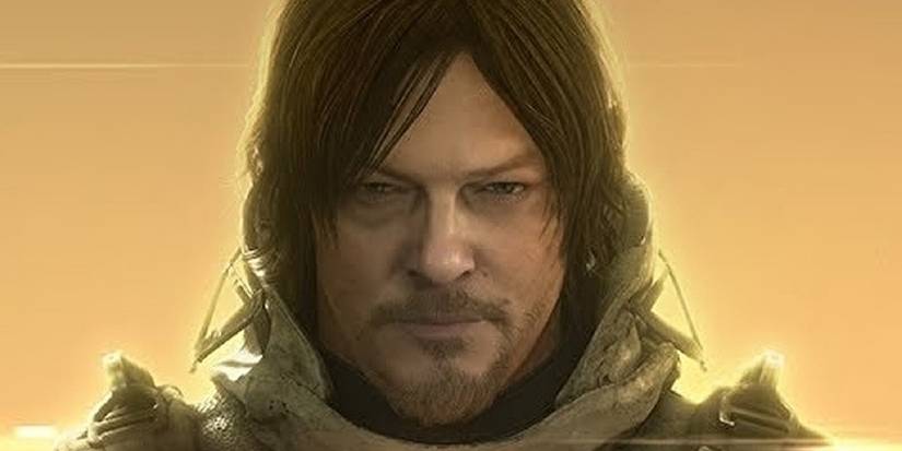 Sam Porter Bridges stares down the camera in Death Stranding