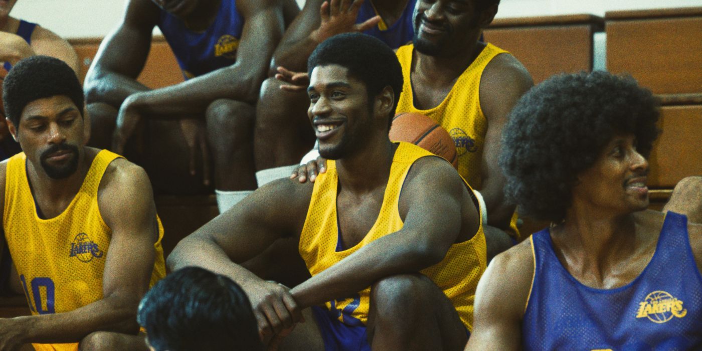 DeVaughn Nixon, Quincy Isaiah, and Delante Desouza in Winning Time Season 2 