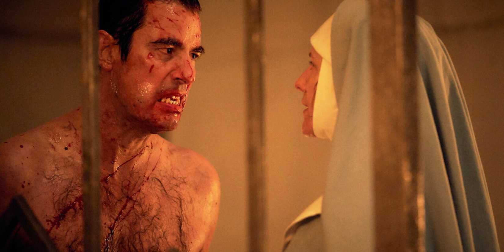 Dracula is unable to enter a convent in Dracula (2020).