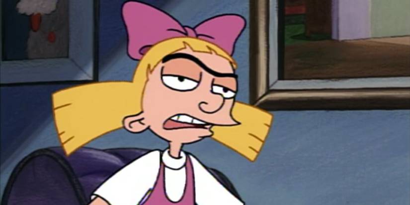 Helga looking annoyed in the Hey Arnold episode, "Helga on the Couch"