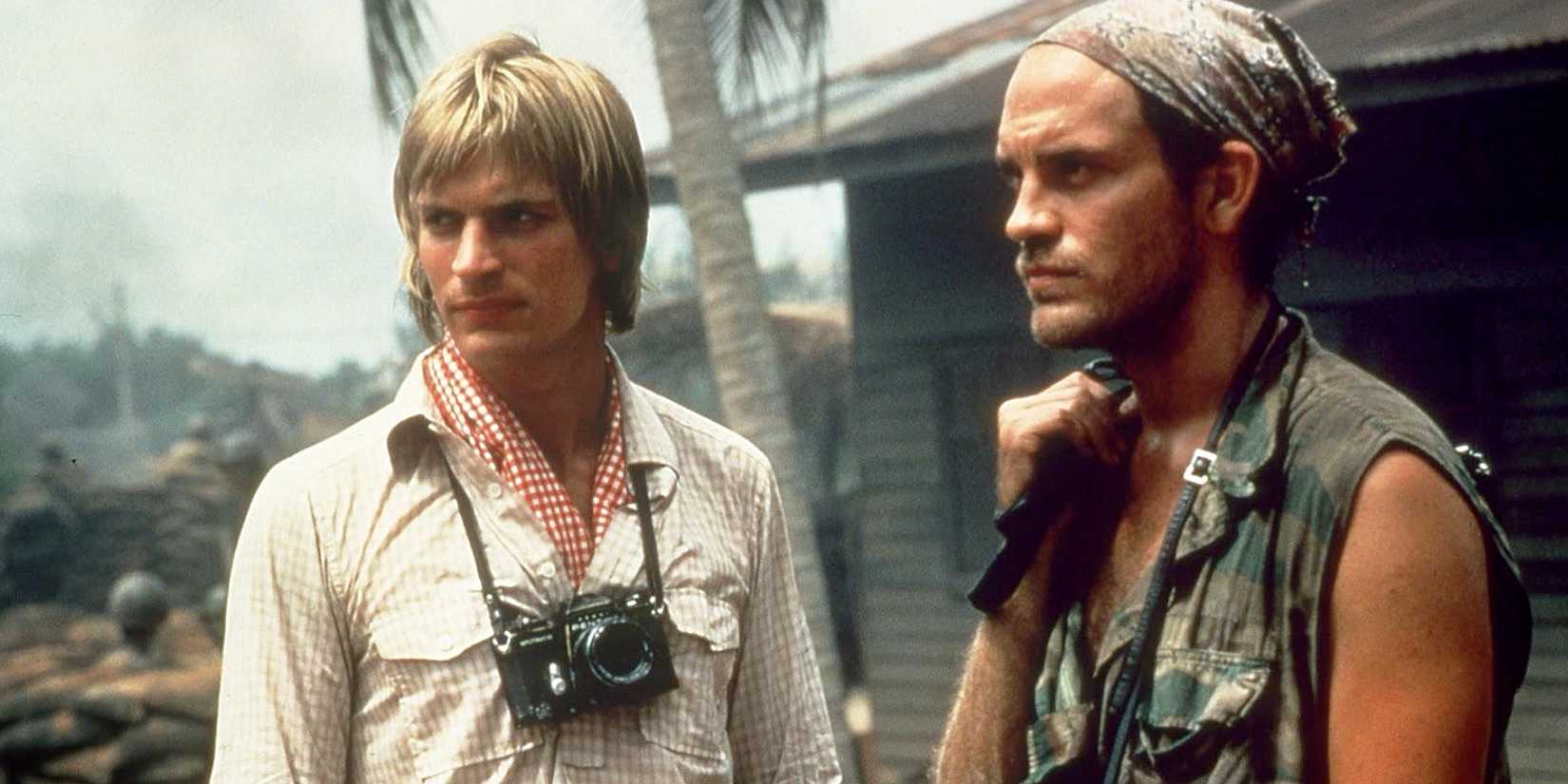 Julian Sands and John Malkovich in 'The-Killing-Fields' (1984)