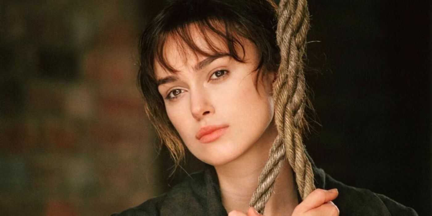 Elizabeth Bennet dreamily looking ahead in Pride & Prejudice