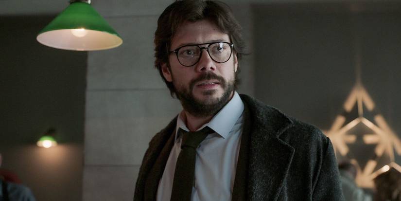 lvaro Morte as The Professor in 'Money Heist.'