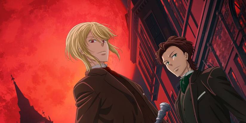 Moriarty the Patriot Poster showing two young men