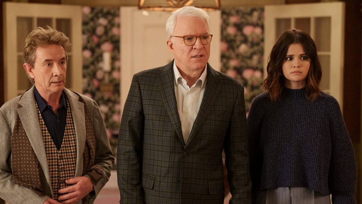 Martin Short, Steve Martin, Selena Gomez in Only Murders in the Building S2 
