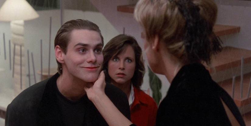 Jim Carrey and Karen Kopins in Once Bitten