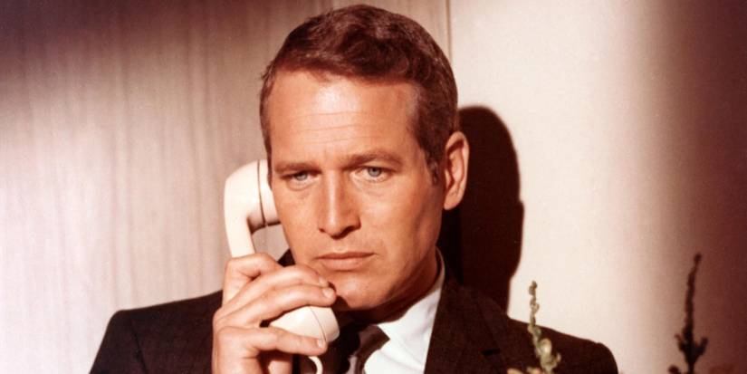 Paul Newman as Harper on the phone in 'Harper'