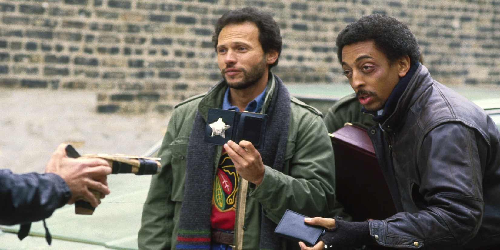 Billy Crystal and Gregory Hines in 'Running Scared'