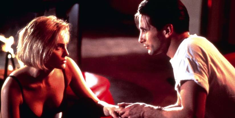 Sharon Stone and William Baldwin in Sliver 