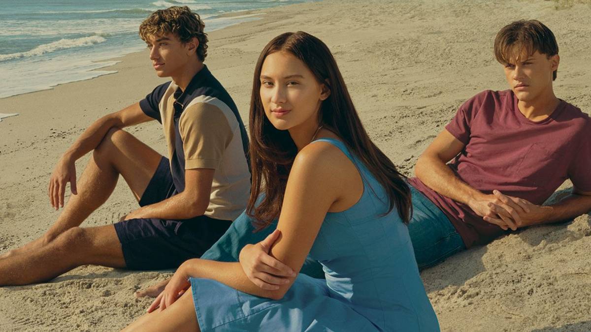 Gavin Casalegno, Lola Tung, and Christopher Briney in The Summer I Turned Pretty Season 2