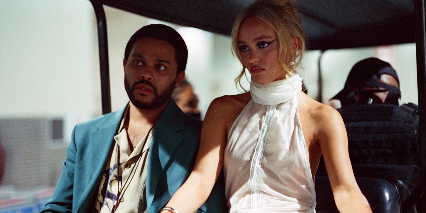 Lily-Rose Depp and Abel Tesfaye in The Idol finale