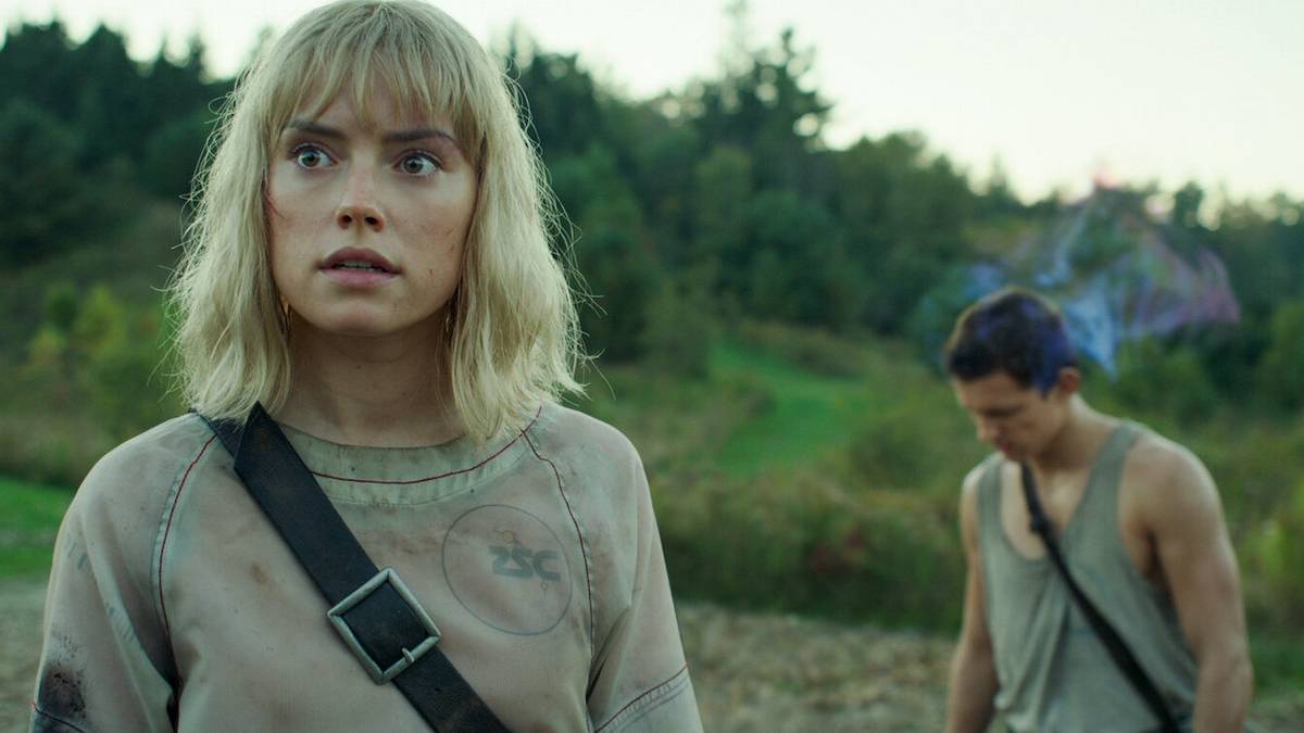 Tom Holland and Daisy Ridley in Chaos Walking 2021