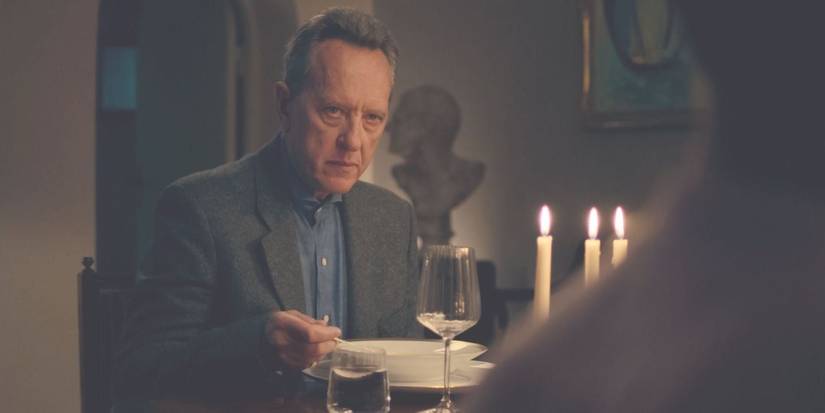 Richard E. Grant as J.M. Sinclair in The Lesson.