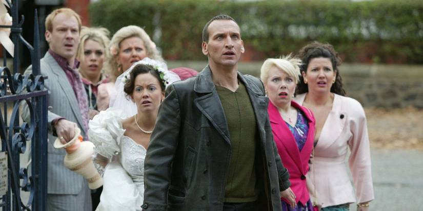 Christopher Eccleston as the Doctor in Doctor Who
