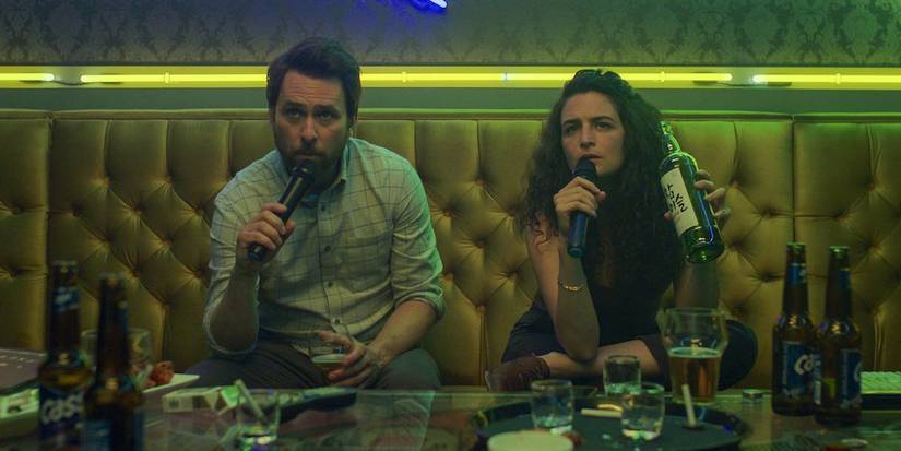 Charlie Day and Jenny Slate singing Karaoke in I Want You Back