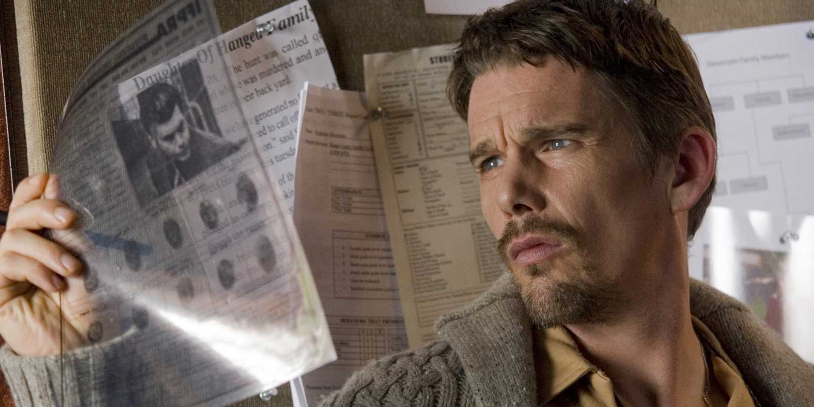 Ellison looks at old evidence in Sinister.