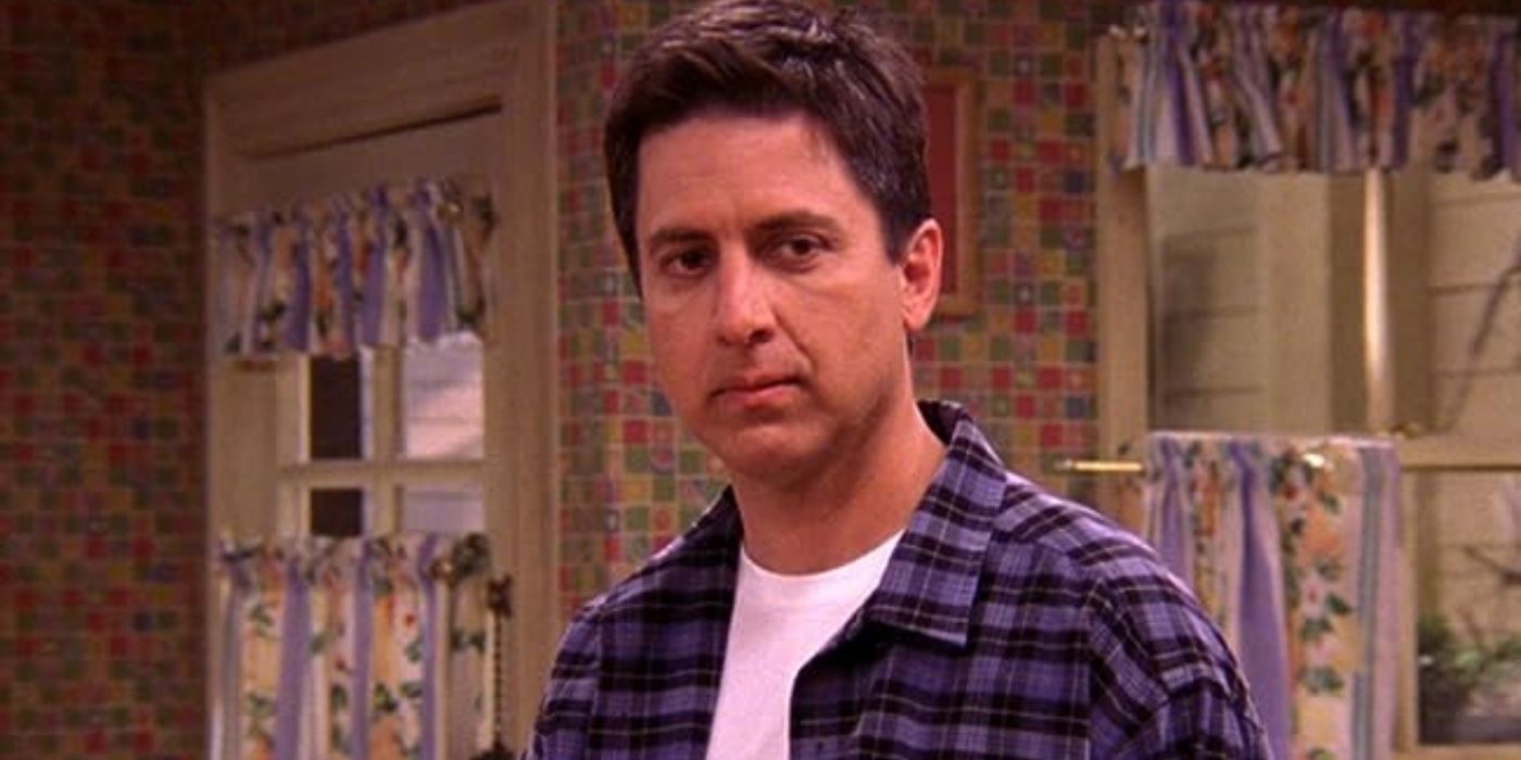 Ray Romano as Raymond Barone looking at a person offscreen in an episode of Everybody Loves Raymond