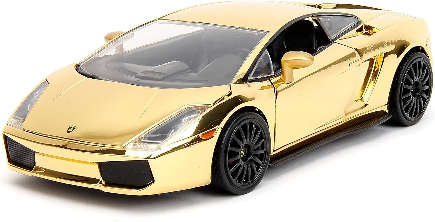 Fast X' Giveaway: Gold Chrome Lamborghini Gallardo Die-Cast Model