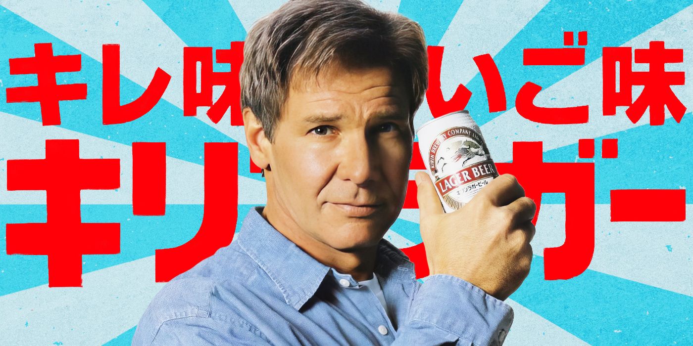 Harrison Ford Once Starred in Japanese Beer Ads, and They're